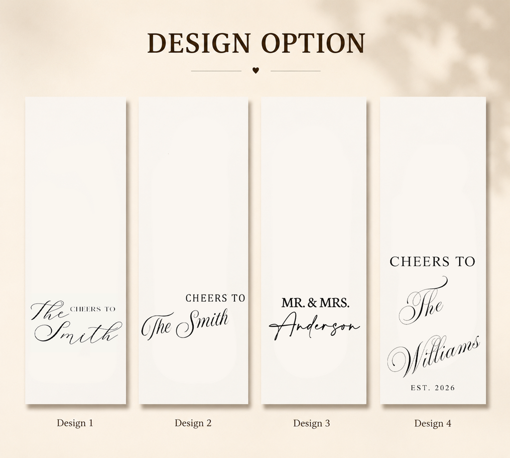 Custom Wedding Bar Runner Sign, Personalized Family Name Linen Decor, Signature Drink Wedding Sign