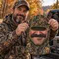 Funny Bearded Hunter Face Mask - Camouflage Balaclava - Gift For Hunters & Hunting Buddies