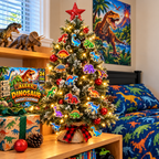 Personalized Dinosaur Advent Calendar 2026 – 24 Days of Dino Surprises, Colorful Christmas Tree Ornaments, Unique Holiday Gift for Kids & Dinosaur Lovers