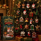 Mini Christmas Brick Ornament Advent Calendar 2026 – 24-Day Building Block Set, Christmas Gift for Kids & Adults