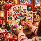24 Days of Squishy Dumplings Advent Calendar – Cute Christmas Countdown Gift with 24 Mini Squishy Toys