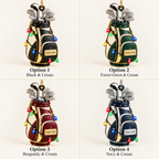 Golf Bag With Custom Name - Personalized Acrylic Ornament - Christmas Gift For Golfer & Golf Lover