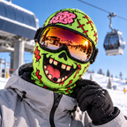 Funny Monster, Mummy & Ghost Ski Mask - Cartoon Face Balaclava - Winter Gift For Skiers & Snowboarders