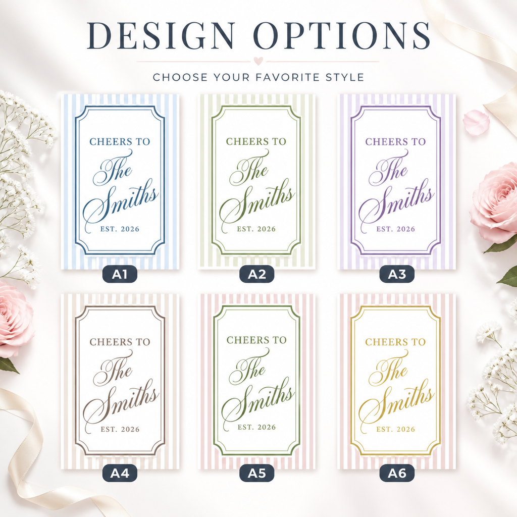 Personalized Wedding Bar Sign Cheers To Family Name, Custom Linen Bar Runner Sign, Elegant Wedding Cocktail Sign, Reception Decor