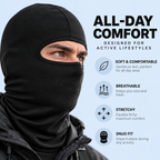 Funny Monster, Mummy & Ghost Ski Mask - Cartoon Face Balaclava - Winter Gift For Skiers & Snowboarders