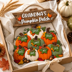 Personalized Grandma’s Pumpkin Patch Wood Sign – Rustic Arrow