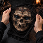 Scary Clown, Skull & Werewolf Face Mask - Printed Horror Balaclava - Halloween Gift For Horror Fans