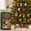 Mini Christmas Brick Ornament Advent Calendar 2026 – 24-Day Building Block Set, Christmas Gift for Kids & Adults