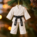 Martial Arts 3D Inflated Acrylic Ornament, Custom Name & Belt Color Karate Ornament, Taekwondo Judo Christmas Gift, Martial Artist Gift