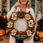 Personalized Halloween Wood Sign – Grandpa & Grandma’s Boo Crew