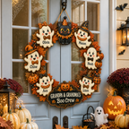 Personalized Halloween Wood Sign – Grandpa & Grandma’s Boo Crew