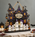 Personalized Haunted House Wood Sign – Our Little Boo Crew
